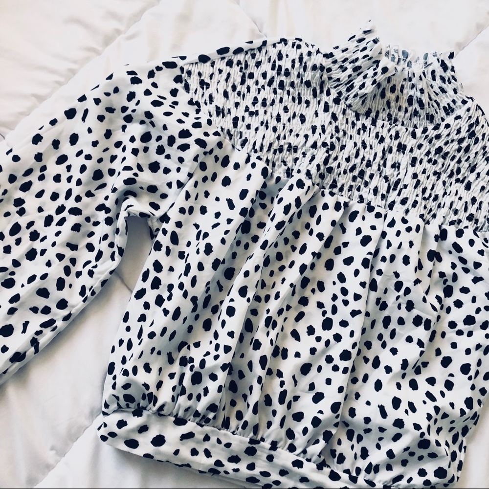 ◼️GOODNIGHT MACAROON◼️LEOPARD PRINT TOP